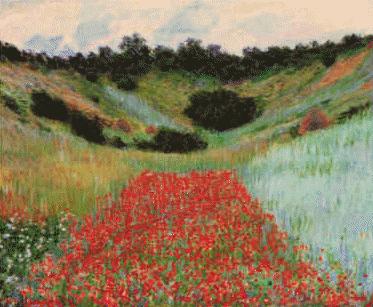 Claude Monet Poppy Field in a Hollow near Giverny